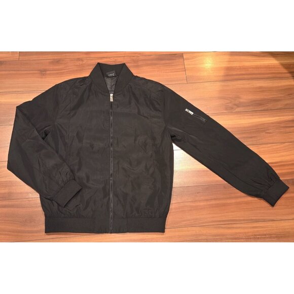 True Classic Black  Bomber Jacket, 4-Pocket,  Mens X-Large New - Picture 2 of 7